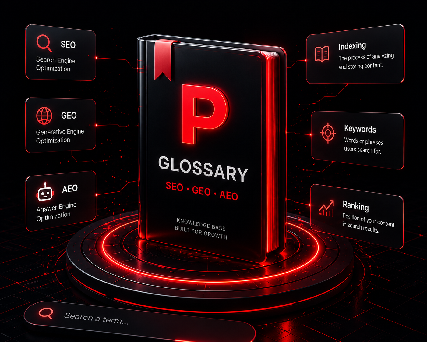 Glossary 3D Book